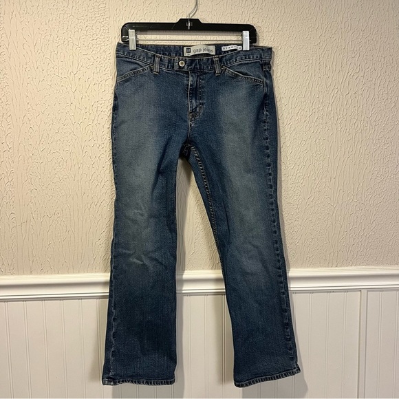 GAP Vintage Blue Mid Rise Ankle length Jeans size 10 - Picture 1 of 12
